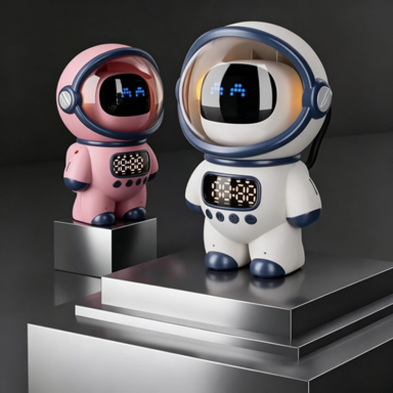 Kids Toys Home - 2026年新型AIスマート音声チャットロボットBluetoothスピーカーデジタル目覚まし時計睡眠補助ナイトライト子供用ホームコンパニオン祝祭ギフト