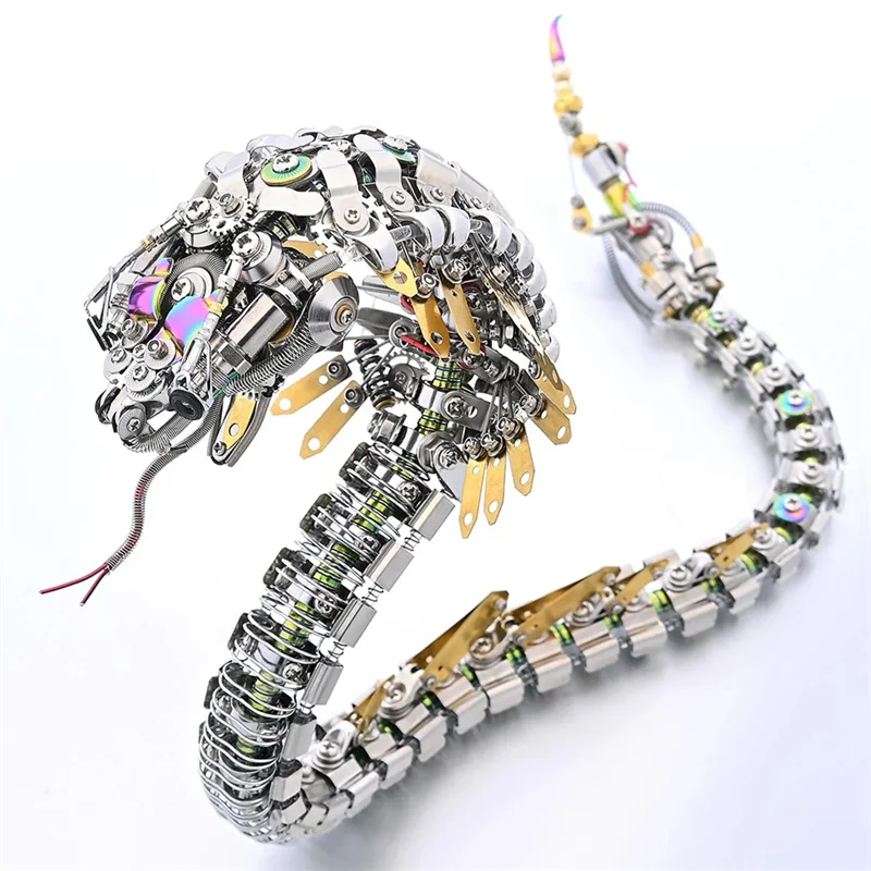 Kids Toys Manufacturers - メカニカルバイパーコブラスネーク 3D パズル金属モデル構築キットジグソーモデル DIY 組み立ておもちゃ大人子供ギフト用