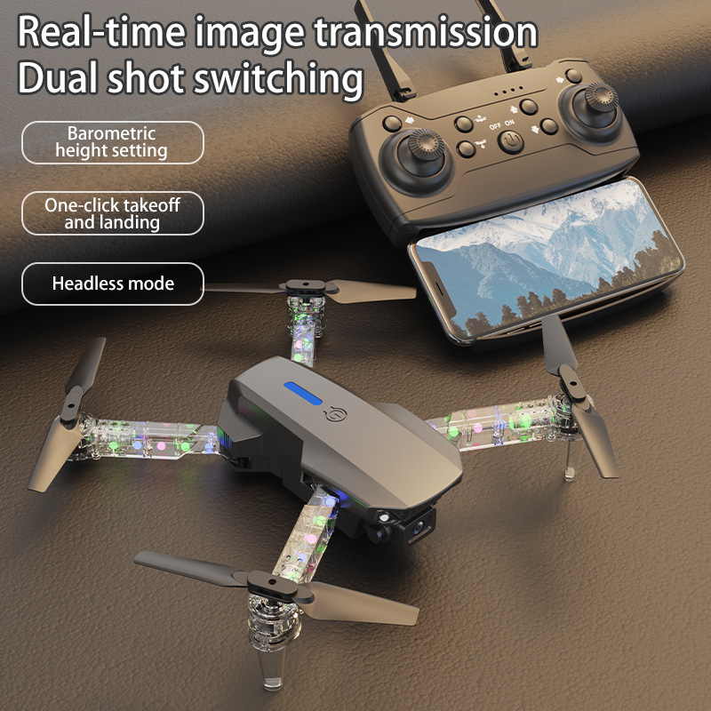 Kids Toys Drone - プロ仕様ドローンおもちゃ RCクアッドコプター 初心者向け空撮カメラ FPV 簡単操作 子供