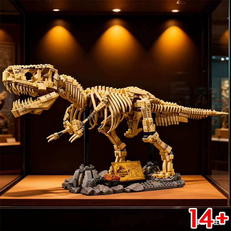 Kids Toys Home - 3145ピース 恐竜化石組み立てブロック 105cm T-レックス骨格モデル おもちゃ 子供の誕生日プレゼント