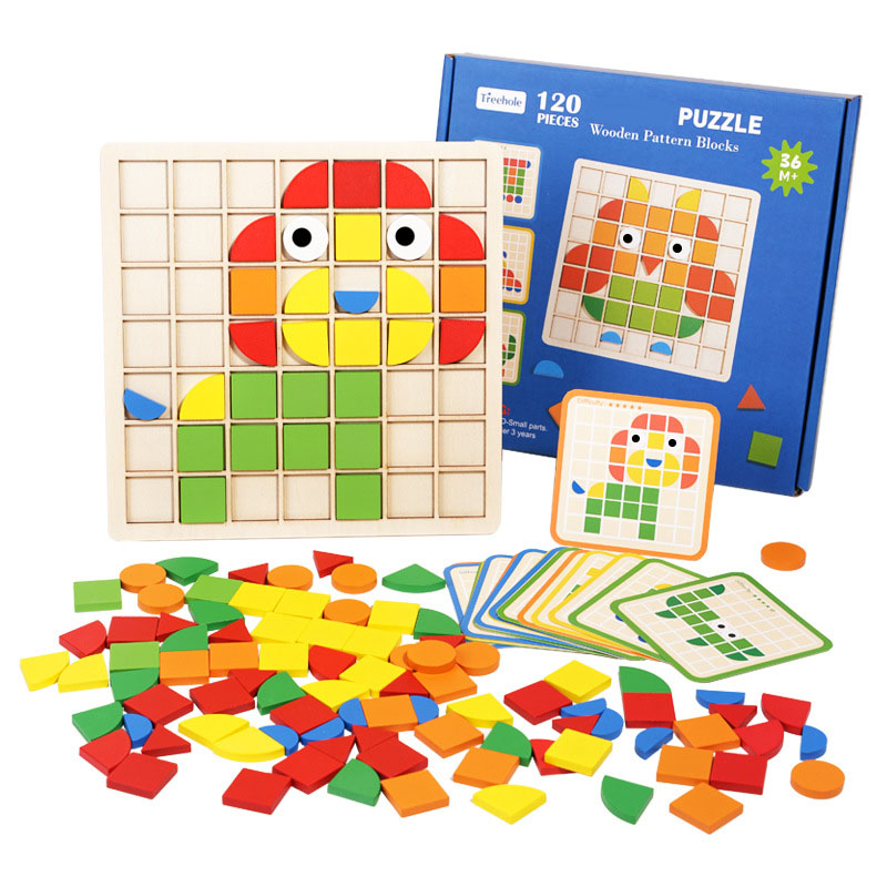 Kids Toys Store - モンテッソーリ認知パズルボード論理トレーニングマッチングゲーム早期教育玩具ギフト子供キッズベビー