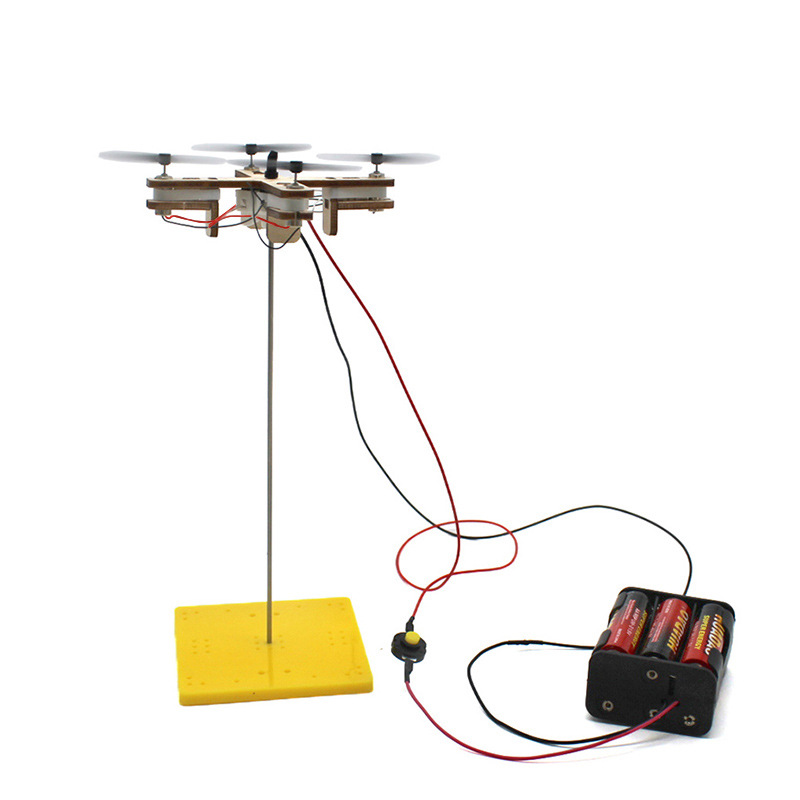 Kids Toys Drone - 面白い DIY ドローンモデル子供科学おもちゃ技術物理学教材ヘリコプターゲーム学習教育玩具子供のため
