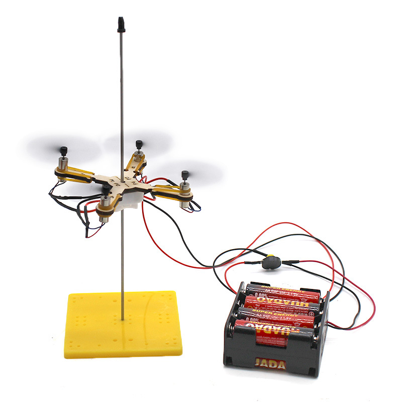 Kids Toys Drone - 1 個 DIY ドローンモデル子供科学おもちゃ技術物理学教材ヘリコプターゲーム学習教育玩具子供のため