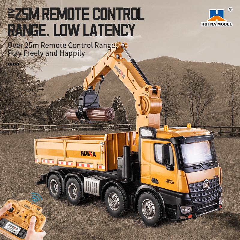 Kids' Toys Channel - Huina 1538 RC ダンプトラック 1:14 26