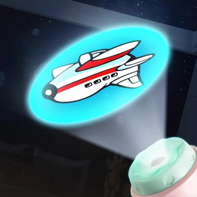 Kids Toys Cartoon Images - 漫画ストーリープロジェクター懐中電灯教育学習おもちゃディスク48画像キッズギフト