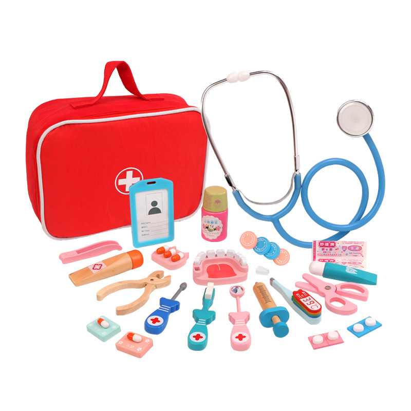 ごっこ遊びお医者さんおもちゃ木製シミュレーション歯医者チェッ - Kids Toys Doctor Set のレビューと価格