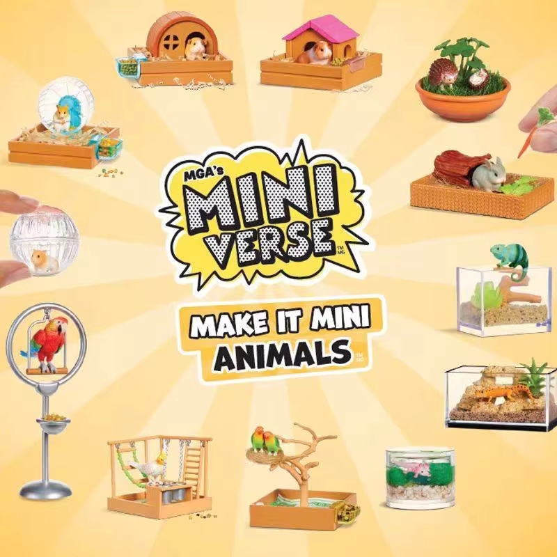 新しいMGAミニバース メイクイットミニアニマルズ2シリーズ - Kids Toys Home のレビューと価格