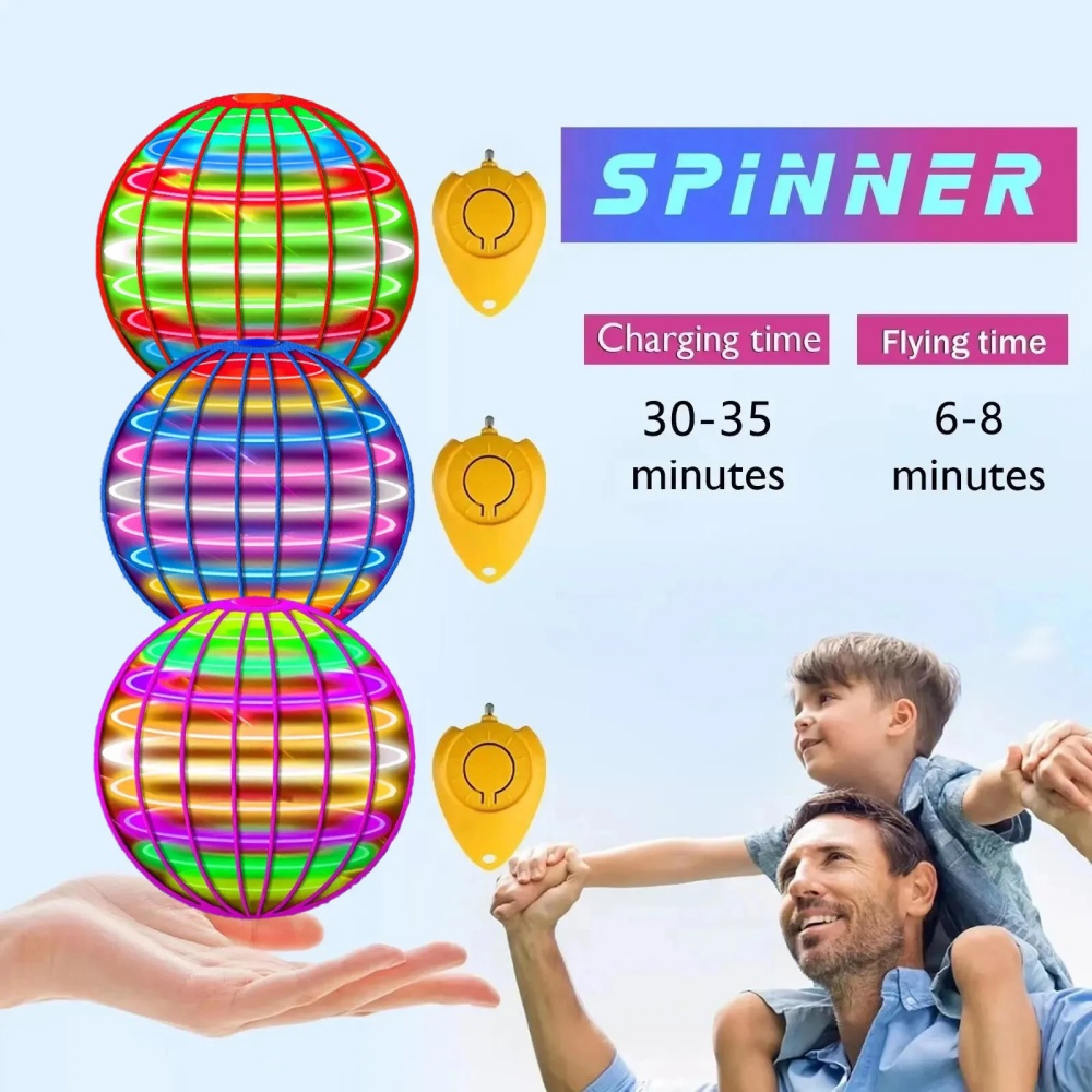 フライングオーブブーメランボール LED ライトフライングス - Kids Toys Drone のレビューと価格