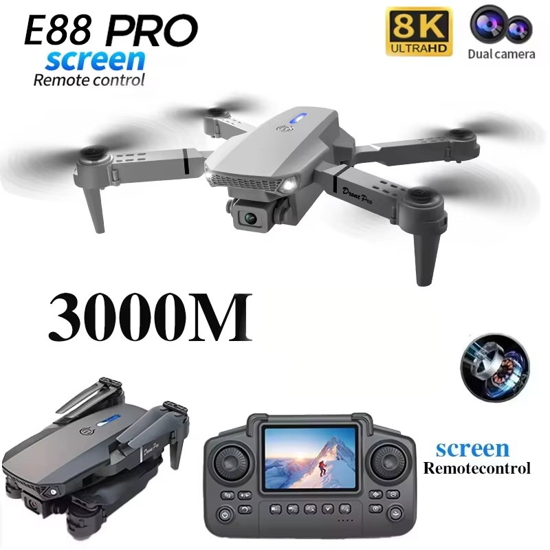 2026年新型E88ドローン 8K HDカメラ搭載 空撮 5 - Kids Toys Drone のレビューと価格
