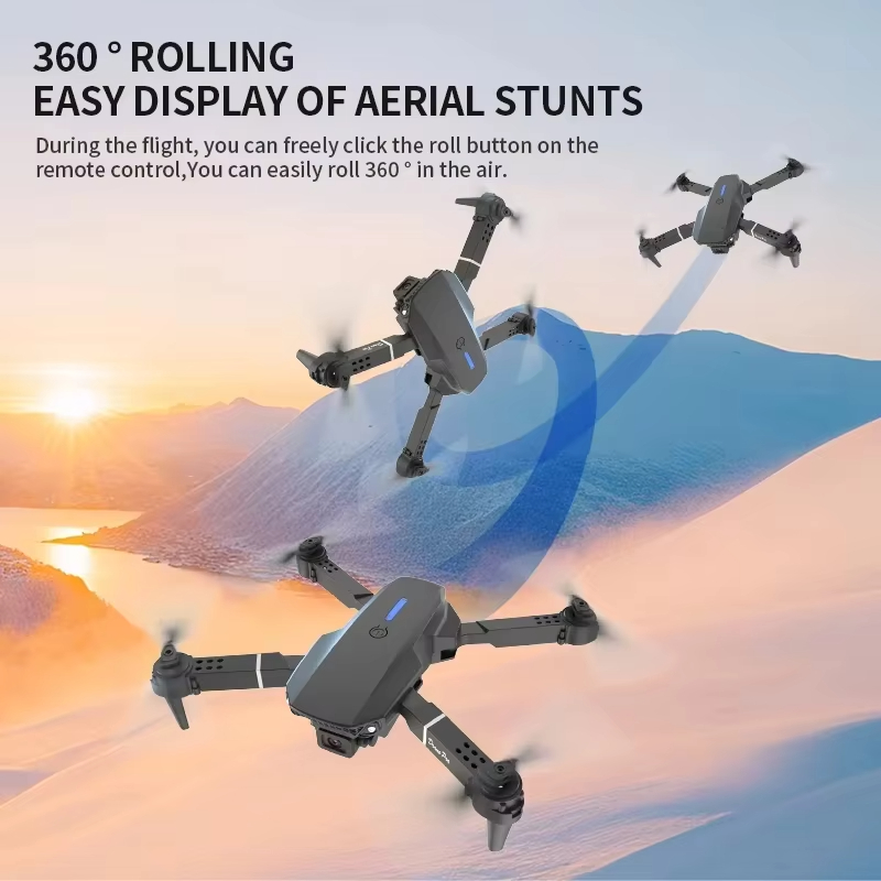 2026年新型E88ドローン 8K HDカメラ搭載 空撮 5 - Kids Toys Drone のレビューと価格