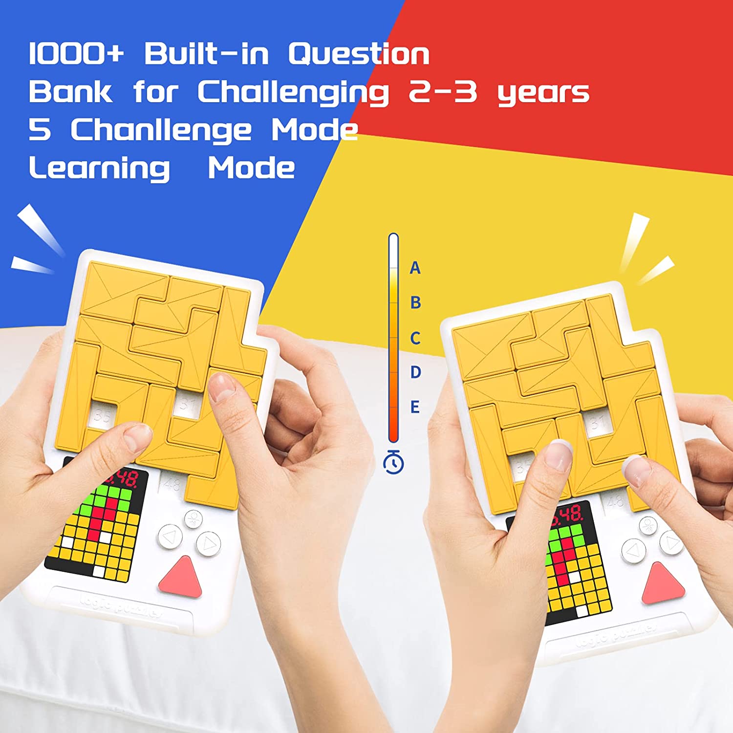 Iqパズル-脳刺激装置,1000レベルのチャレンジロジック玩 - Kids Toys Under 1000 のレビューと価格