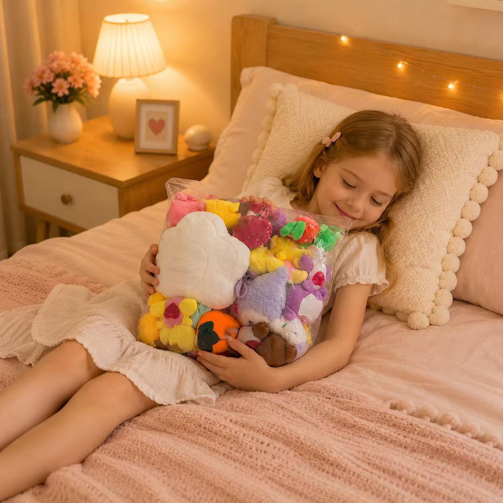 子供用ぬいぐるみ収納ケース 透明 防塵 ぬいぐるみホルダー  - Kids Toys Home のレビューと価格
