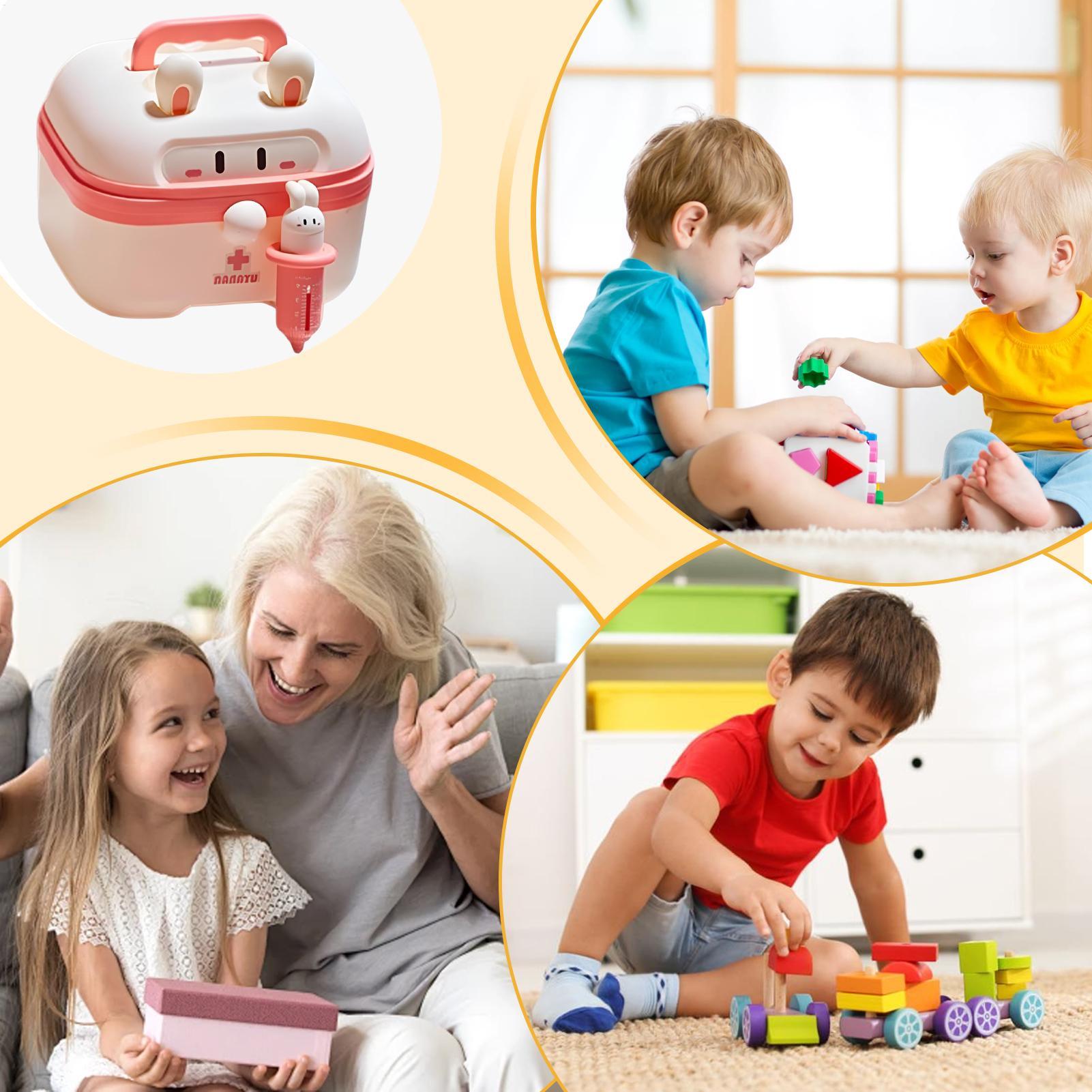 子供用お医者さんおもちゃ、病院ごっこ遊びセット、音と光付き、 - Kids Toys Doctor Set のレビューと価格
