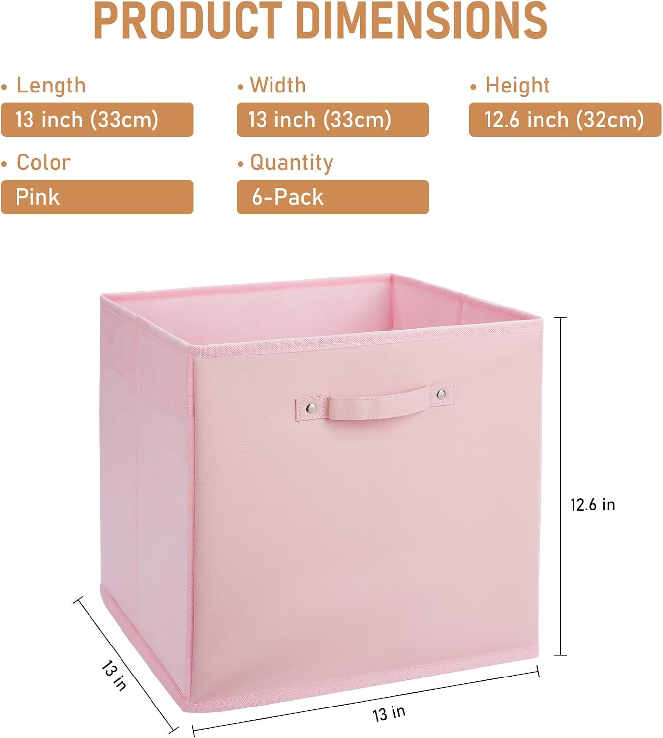 Garvee 6個セット 13インチ収納キューブ 引き出し式 - Kids Toys Drawers のレビューと価格
