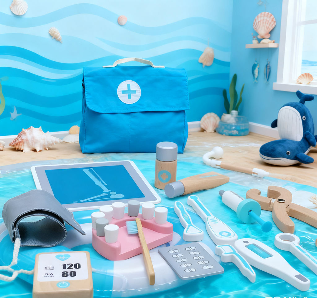 子供向けごっこ遊びペットドクターおもちゃセット：教育的成長玩 - Kids Toys Doctor Set のレビューと価格