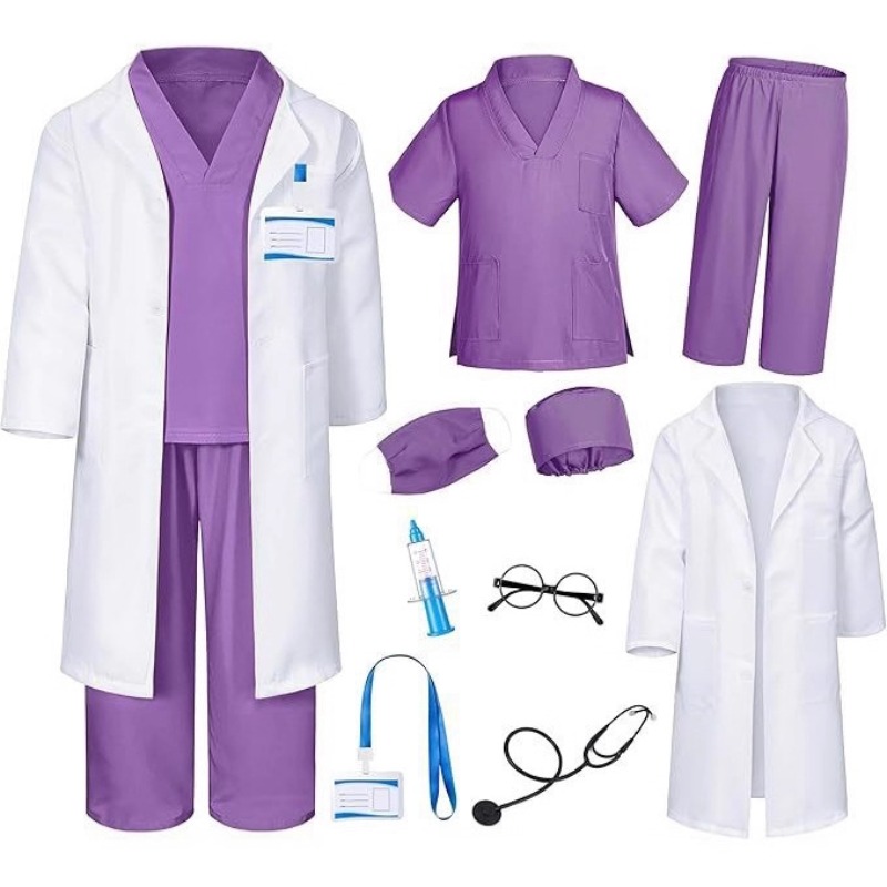 キッズドクターごっこ遊びセット白衣聴診器おもちゃバッグコスプ - Kids Toys Doctor Set のレビューと価格