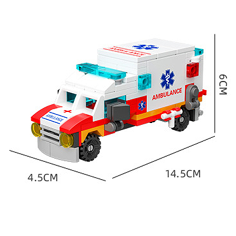 6in1 新しい救急車護衛車ヘリコプター救急救命士ドクターミ - Kids Toys Doctor Set のレビューと価格