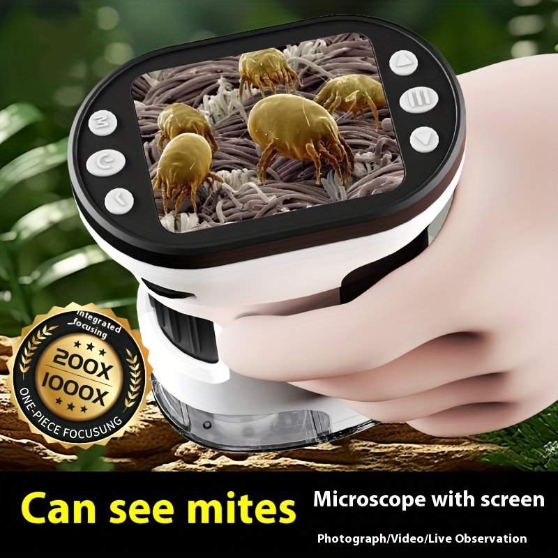 子供用顕微鏡生物キット 1000倍拡大鏡 200メガピクセル - Kids Toys Videos のレビューと価格
