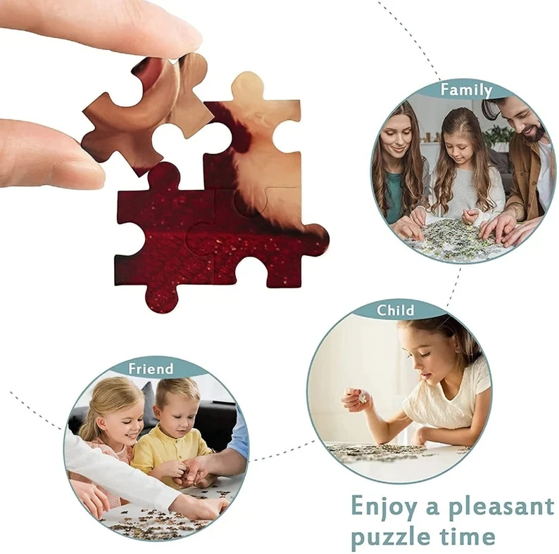 500/1000 ピース ジグソーパズル 女の子と月の下 ジ - Kids Toys Under 500 のレビューと価格