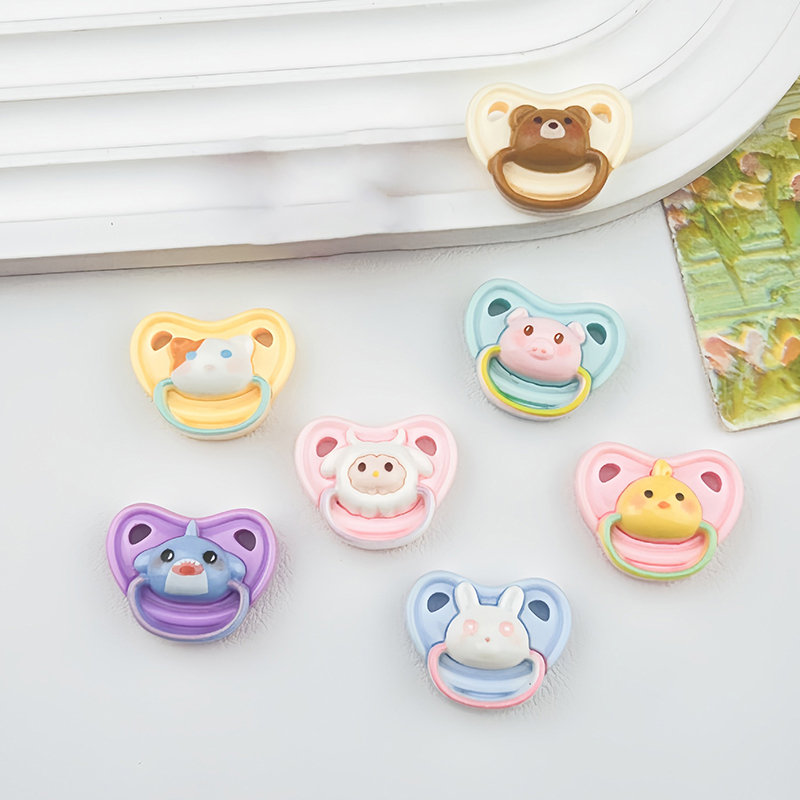 ホットセール。10個入り。可愛いミニドール用おしゃぶり。プレ - Kids Toys Home のレビューと価格