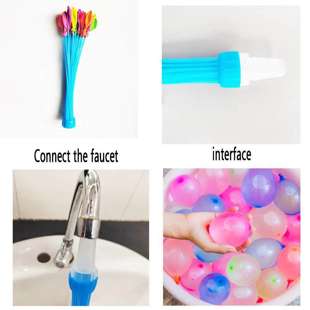 高速水充填バルーン自己結紮式サマーウォーターボム子供用ビーチ - Water Balloon Set のレビューと価格