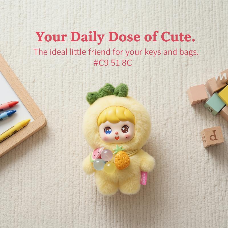 かわいいフルーツぬいぐるみキーホルダー 10 センチメートル - Kids Toys Home のレビューと価格