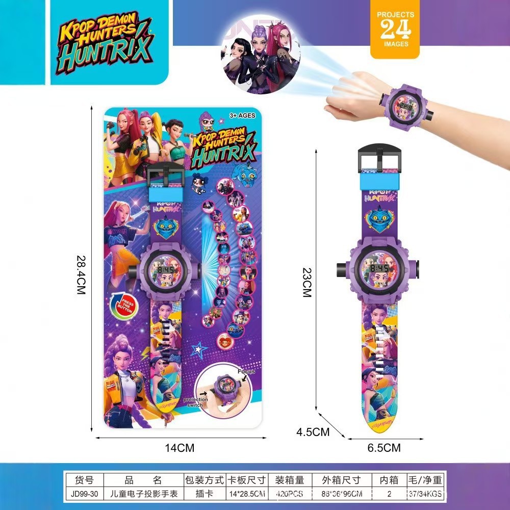 カートゥーンキッズプロジェクションウォッチ 24種類の画像  - Kids Toys Cartoon Images のレビューと価格