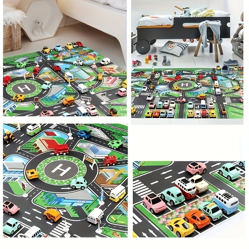 子供のための都市のトラフィックプレイマット、大きなゲームパッ - Kids Toys And Games のレビューと価格