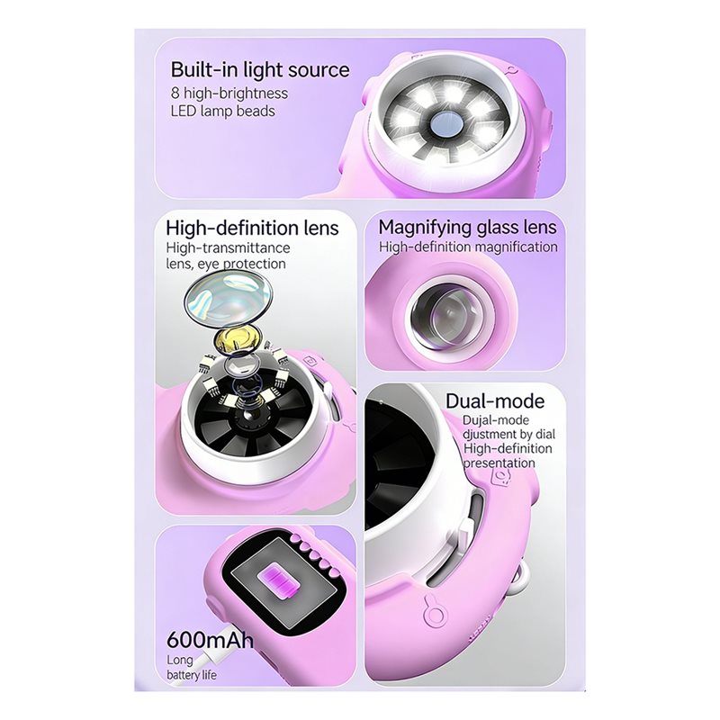 FBIL-2 子供用1-in-1顕微鏡＆ビデオカメラ、2.0 - Kids Toys Videos のレビューと価格