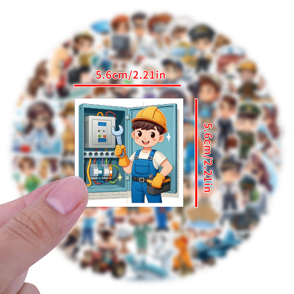 60 個キャリアワークキャリアステッカー漫画アニメーション画 - Kids Toys Cartoon Images のレビューと価格