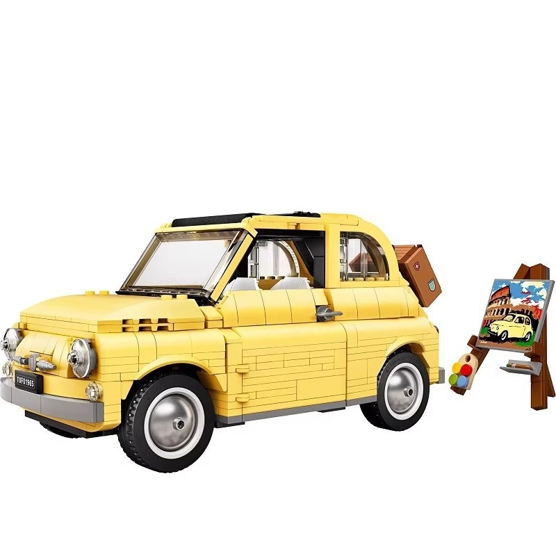 互換性のあるレゴ 10271 フィアット 500 トラベルカ - Kids Toys Under 500 のレビューと価格