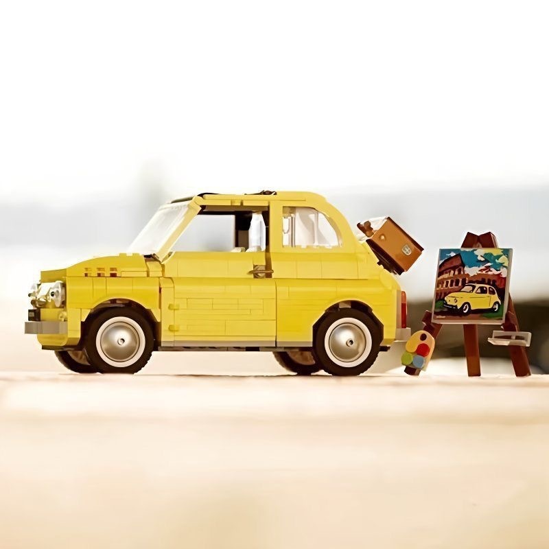 互換性のあるレゴ 10271 フィアット 500 トラベルカ - Kids Toys Under 500 のレビューと価格