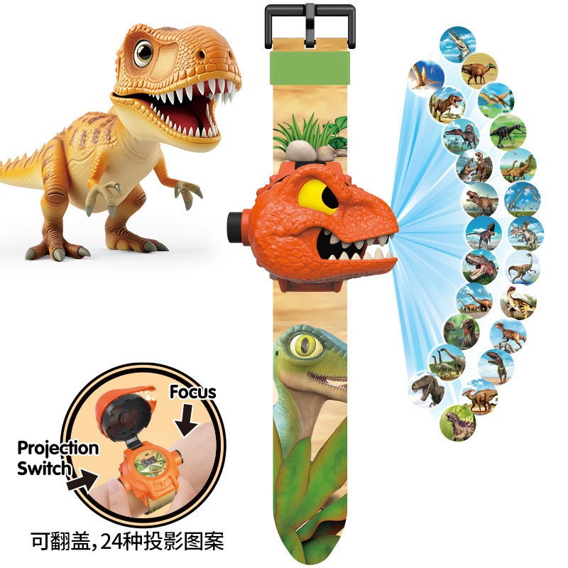 24 Imagic 投影子供腕時計恐竜動物漫画腕時計キッズデ - Kids Toys Cartoon Images のレビューと価格