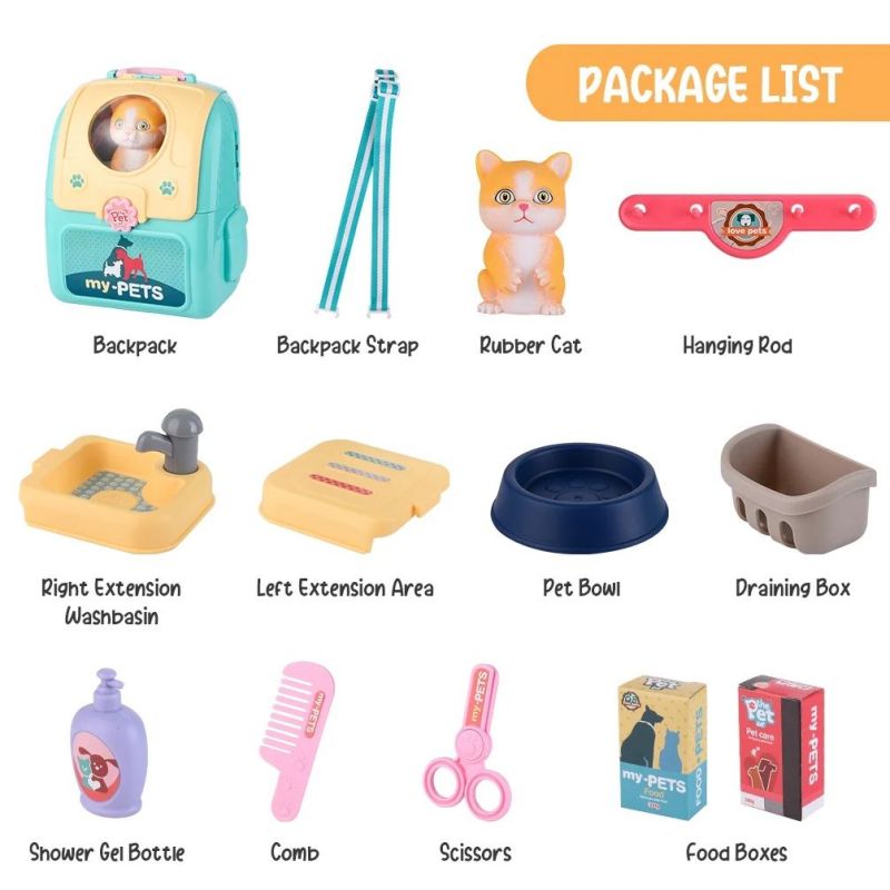 幼児用ペットケアプレイセット、バックパック付き犬用グルーミン - Kids Toys Doctor Set のレビューと価格