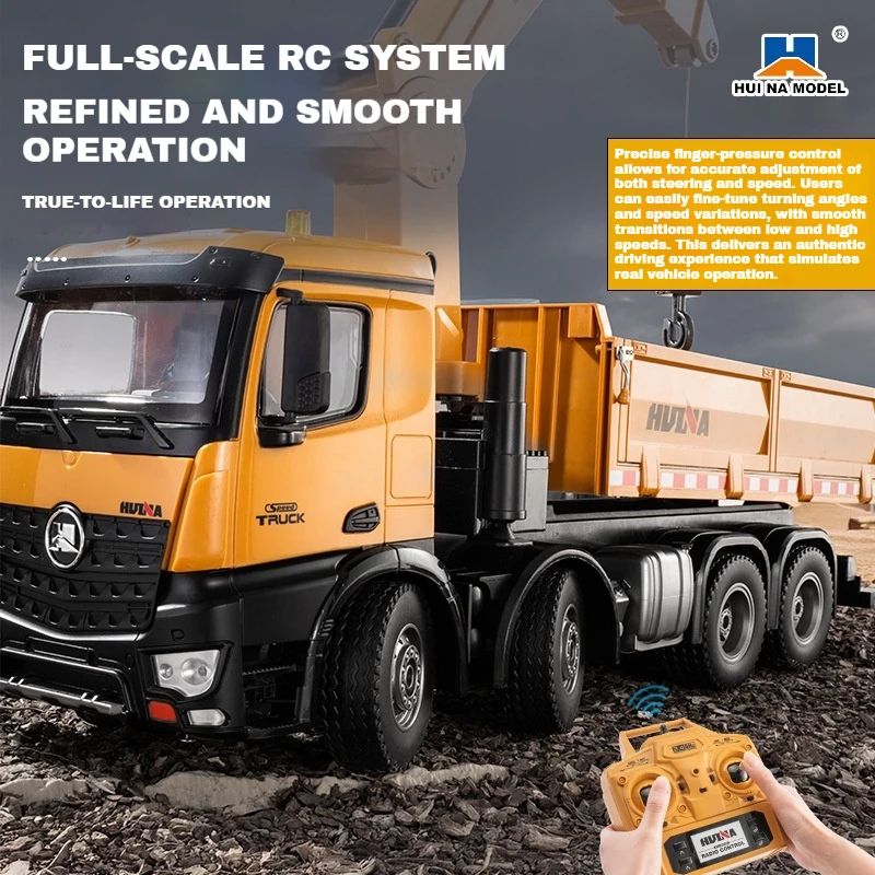 Huina 1538 RC ダンプトラック 1:14 26  - Kids' Toys Channel のレビューと価格