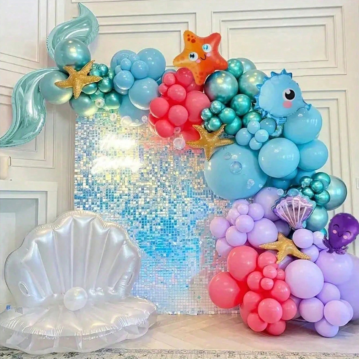 202個入り マーメイドバルーンチェーンバルーンセット オー - Water Balloon Set のレビューと価格