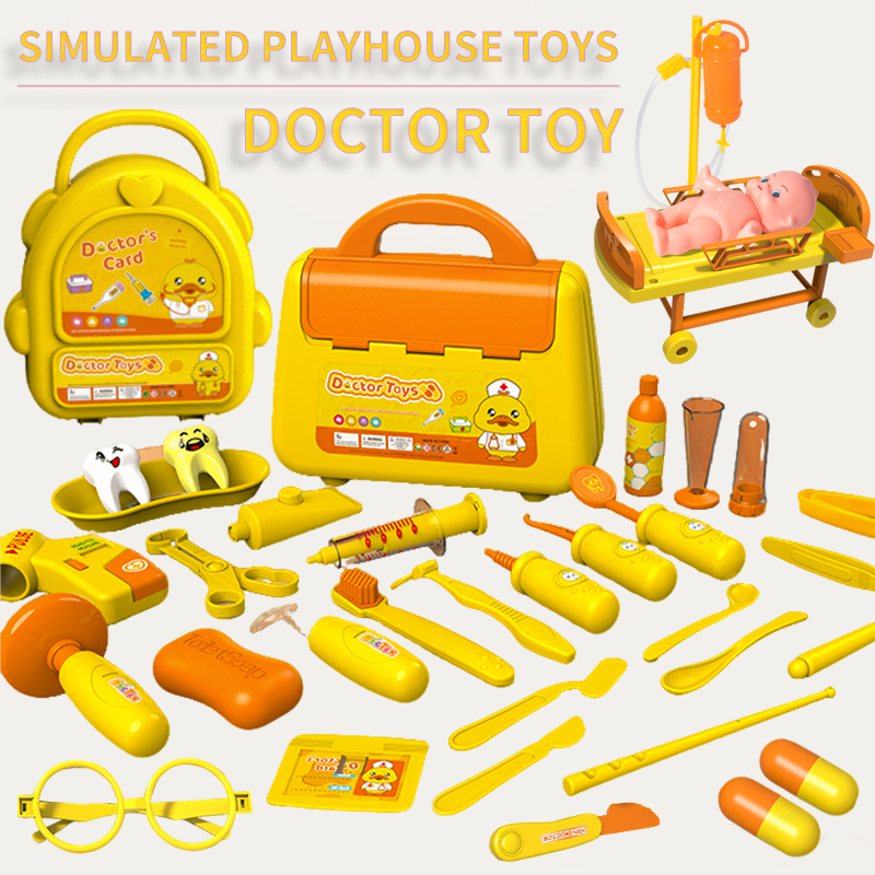 子供用医師、看護師、歯科医、ごっこ遊びおもちゃ、模擬聴診器、 - Kids Toys Doctor Set のレビューと価格