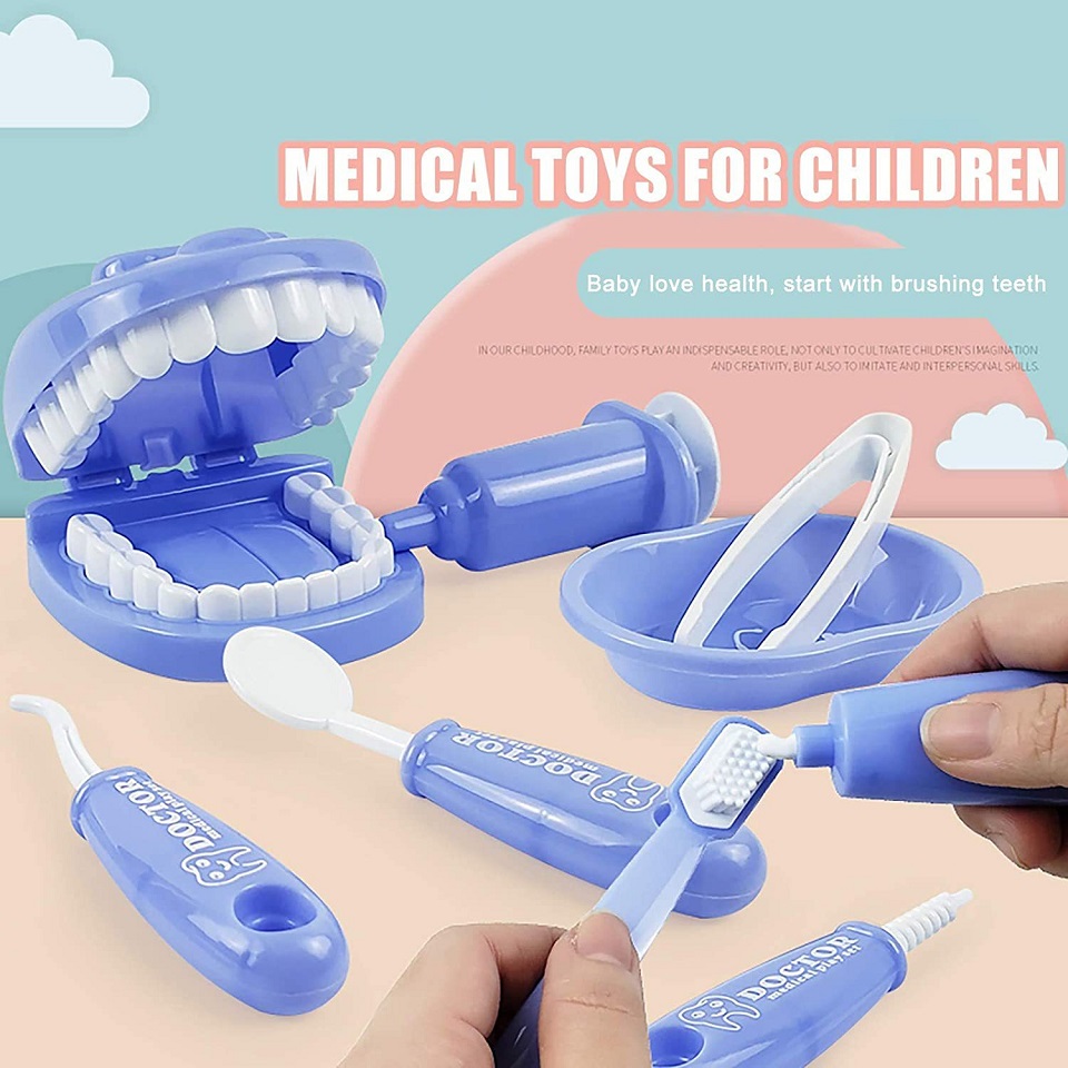 9 個歯科キットおもちゃ歯科おもちゃロールプレイ歯科医チェッ - Kids Toys Doctor Set のレビューと価格