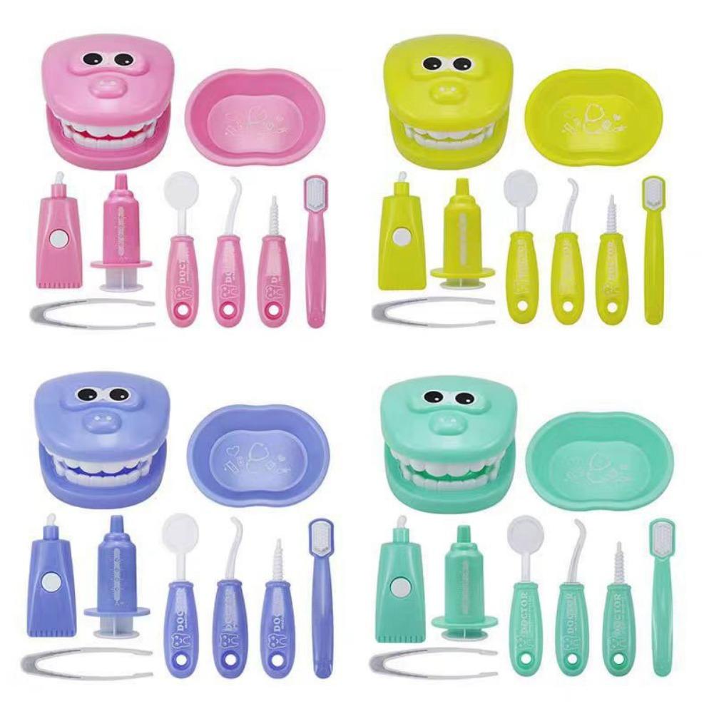 9個入りシミュレーション歯医者さんごっこ遊びセット、赤ちゃん - Kids Toys Doctor Set のレビューと価格