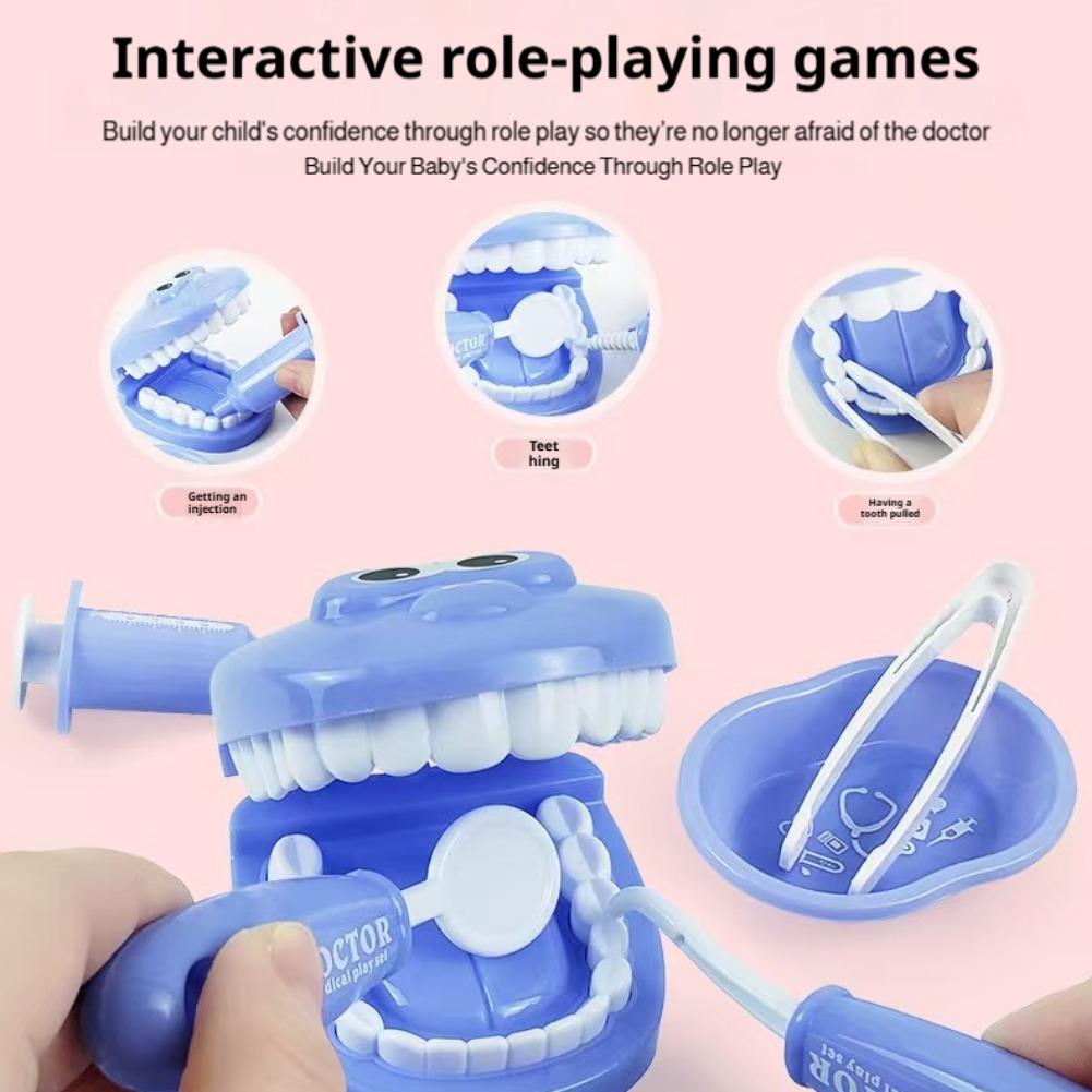 9個入りシミュレーション歯医者さんごっこ遊びセット、赤ちゃん - Kids Toys Doctor Set のレビューと価格