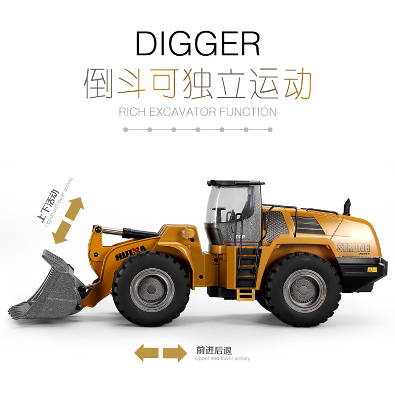 HUINA 1583、1:14スケール ラジコン掘削機 22 - Kids' Toys Channel のレビューと価格