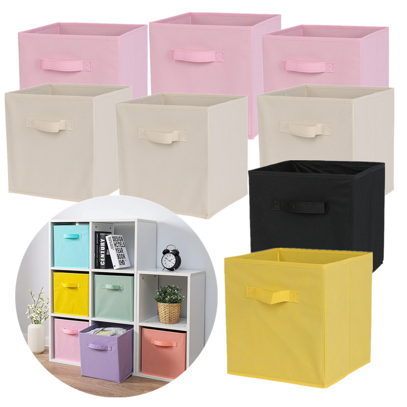 折りたたみ式キューブ収納ビン不織布収納ボックス家庭用品、子供 - Kids Toys Drawers のレビューと価格