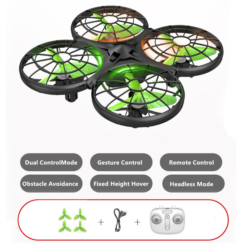 ドローンRCクアドリコプター,ジェスチャー誘導,目立たない回 - Kids Toys Drone のレビューと価格